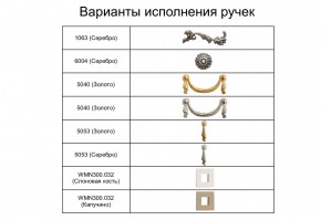 Комод (узкий) Тиффани Premium слоновая кость/золото (ТФКМ-2(П) в Озерске - ozersk.ok-mebel.com | фото 2