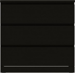 Комод Варма 3 с тремя выдвижными ящиками, цвет ясень черный в Озерске - ozersk.ok-mebel.com | фото 2