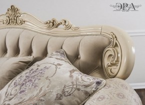 Комплект мягкой мебели Мона Лиза (крем) с раскладным механизмом в Озерске - ozersk.ok-mebel.com | фото 10