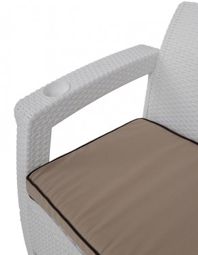 Комплект уличной мебели Yalta Premium Terrace Set (Ялта) белый (+подушки под спину) в Озерске - ozersk.ok-mebel.com | фото 5