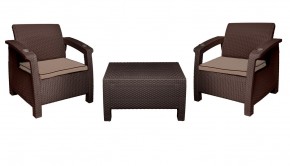 Комплект уличной мебели Yalta Premium Terrace Set (Ялта) шоколадый (+подушки под спину) в Озерске - ozersk.ok-mebel.com | фото 8