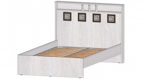 КОСТА-РИКА Кровать 1200 с основанием (анкор светлый) в Озерске - ozersk.ok-mebel.com | фото