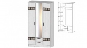 КОСТА-РИКА Шкаф 3-х створчатый (анкор светлый) в Озерске - ozersk.ok-mebel.com | фото
