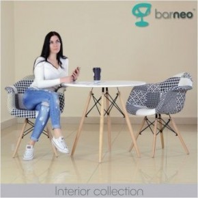 Кресло Barneo N-14 Patchwork черно-белый в Озерске - ozersk.ok-mebel.com | фото 3