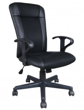 Кресло BRABIX "Optima MG-370" (экокожа/ткань, черное) 531580 в Озерске - ozersk.ok-mebel.com | фото