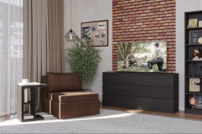 Кресло для отдыха Йоки коричневое, ткань рогожка в Озерске - ozersk.ok-mebel.com | фото 4