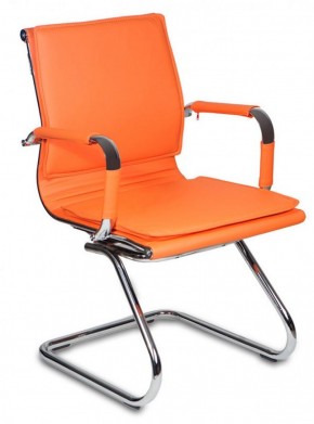 Кресло для посетителя Бюрократ CH-993-Low-V/orange оранжевый в Озерске - ozersk.ok-mebel.com | фото