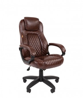 Кресло для руководителя  CHAIRMAN 432 (Экокожа коричневая) в Озерске - ozersk.ok-mebel.com | фото