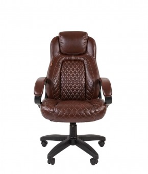 Кресло для руководителя  CHAIRMAN 432 (Экокожа коричневая) в Озерске - ozersk.ok-mebel.com | фото 2