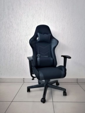 Кресло геймерское Barneo K-50 (черная сетка черные вставки) в Озерске - ozersk.ok-mebel.com | фото