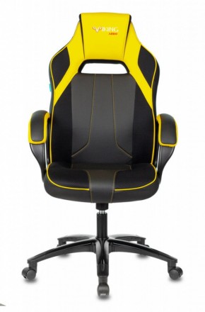 Кресло игровое Бюрократ VIKING 2 AERO YELLOW черный/желтый в Озерске - ozersk.ok-mebel.com | фото 2