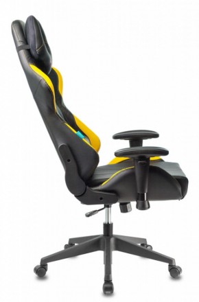 Кресло игровое Бюрократ VIKING 5 AERO YELLOW черный/желтый в Озерске - ozersk.ok-mebel.com | фото 2