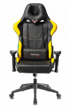 Кресло игровое Бюрократ VIKING 5 AERO YELLOW черный/желтый в Озерске - ozersk.ok-mebel.com | фото 3
