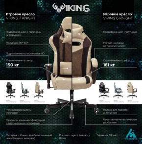 Кресло игровое Бюрократ VIKING 7 KNIGHT BL FABRIC синий в Озерске - ozersk.ok-mebel.com | фото 5