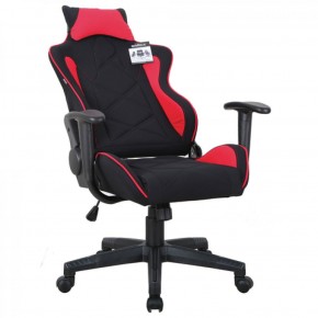 Кресло компьютерное BRABIX GT Racer GM-101 + подушка (ткань) черное/красное (531820) в Озерске - ozersk.ok-mebel.com | фото 4