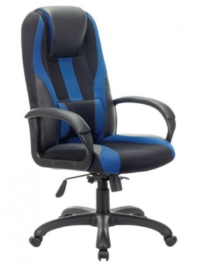 Кресло компьютерное BRABIX PREMIUM "Rapid GM-102" (экокожа/ткань, черное/синее) 532106 в Озерске - ozersk.ok-mebel.com | фото 1