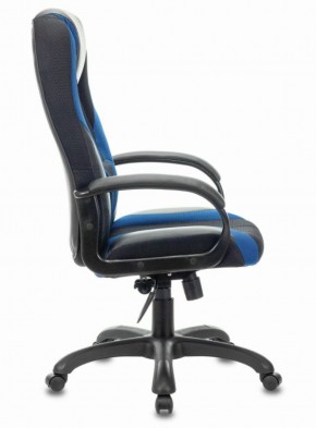 Кресло компьютерное BRABIX PREMIUM "Rapid GM-102" (экокожа/ткань, черное/синее) 532106 в Озерске - ozersk.ok-mebel.com | фото 3