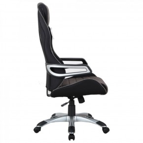 Кресло компьютерное BRABIX Techno GM-002 (ткань) черное/серое, вставки белые (531815) в Озерске - ozersk.ok-mebel.com | фото 4