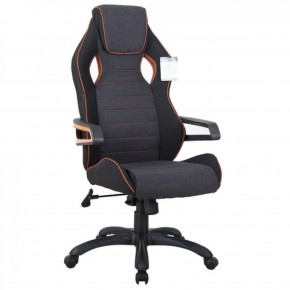 Кресло компьютерное BRABIX Techno Pro GM-003 (ткань черное/серое, вставки оранжевые) 531813 в Озерске - ozersk.ok-mebel.com | фото