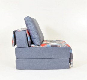 Кресло-кровать бескаркасное Харви (серый-геометрия слейт) в Озерске - ozersk.ok-mebel.com | фото 2