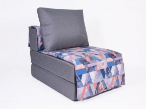 Кресло-кровать бескаркасное Харви (серый-сноу деним) в Озерске - ozersk.ok-mebel.com | фото