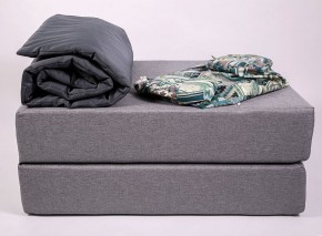 Кресло-кровать-пуф бескаркасное Прайм (мехико серый-графит) в Озерске - ozersk.ok-mebel.com | фото 5