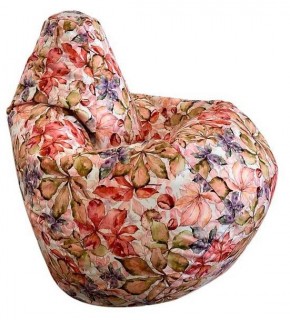 Кресло-мешок Цветы L в Озерске - ozersk.ok-mebel.com | фото 1