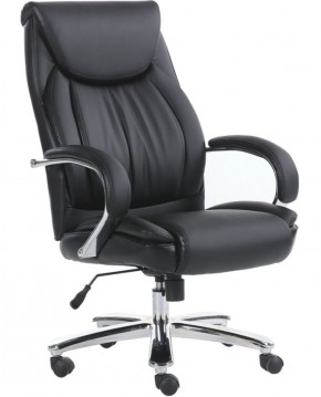 Кресло офисное BRABIX PREMIUM "Advance EX-575" (хром, экокожа, черное) 531825 в Озерске - ozersk.ok-mebel.com | фото 1