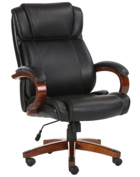 Кресло офисное BRABIX PREMIUM "Magnum EX-701" (дерево, рециклированная кожа, черное) 531827 в Озерске - ozersk.ok-mebel.com | фото