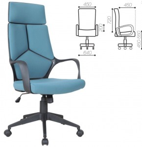 Кресло офисное BRABIX PREMIUM "Prime EX-515" (ткань, голубое) 531568 в Озерске - ozersk.ok-mebel.com | фото 3