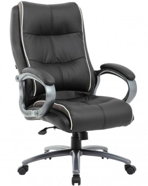 Кресло офисное BRABIX PREMIUM "Strong HD-009" (экокожа черная, ткань серая) 531945 в Озерске - ozersk.ok-mebel.com | фото 1