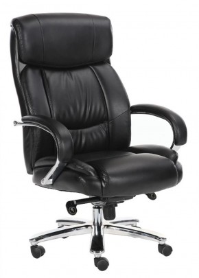 Кресло офисное BRABIX "Direct EX-580" (хром/рециклированная кожа/черное) 531824 в Озерске - ozersk.ok-mebel.com | фото 1