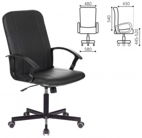 Кресло офисное BRABIX "Simple EX-521" (экокожа, черное) 532103 в Озерске - ozersk.ok-mebel.com | фото 2