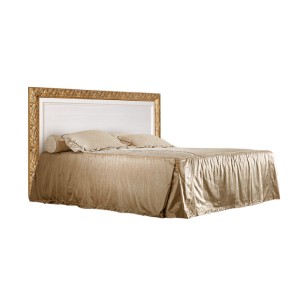 Кровать 2-х спальная (1,4 м) Тиффани штрих-лак/золото с подъемным механизмом (ТФКР140-2[7]) в Озерске - ozersk.ok-mebel.com | фото