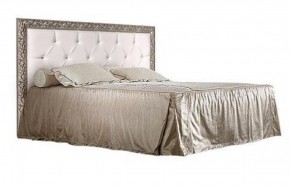 Кровать 2-х спальная(1,6 м)Тиффани Premium черная/серебро с мягким элементом со стразами с подъемным механизмом (ТФКР-2[3][7](П) в Озерске - ozersk.ok-mebel.com | фото 1
