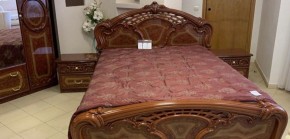 Кровать 2-х спальная 1600*2000 Роза, без основания (01.116) орех в Озерске - ozersk.ok-mebel.com | фото