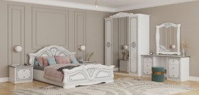 Кровать 2-х спальная 1600*2000 Грация (12.116) без основания (белый/серебро) в Озерске - ozersk.ok-mebel.com | фото 2