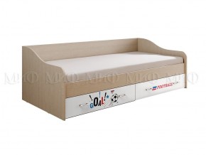 ВЕГА NEW Boy  Кровать 900 с настилом ЛДСП (дуб беленый) в Озерске - ozersk.ok-mebel.com | фото