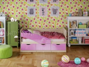 Кровать Бабочки (Сиреневый металлик) 1600 в Озерске - ozersk.ok-mebel.com | фото