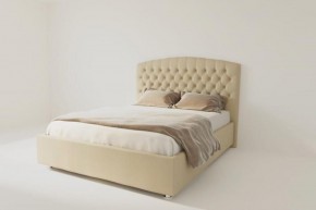 Кровать Берлин без основания 1600 (экокожа бежевая) в Озерске - ozersk.ok-mebel.com | фото