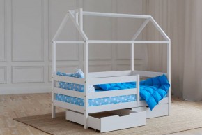 Кровать-домик 80*190 Белый в Озерске - ozersk.ok-mebel.com | фото 4