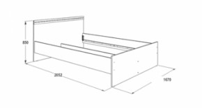 Кровать двойная Ольга-13 + 2-а выкатных ящика (1600) в Озерске - ozersk.ok-mebel.com | фото 3