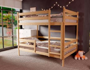 Кровать двухъярусная без крыши 80*190 без покраски в Озерске - ozersk.ok-mebel.com | фото 2