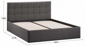 Кровать двуспальная Джоли с ПМ Тип 1 в Озерске - ozersk.ok-mebel.com | фото 4