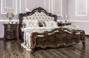 Кровать двуспальная Илона с мягким изголовьем (1800) караваджо в Озерске - ozersk.ok-mebel.com | фото 1
