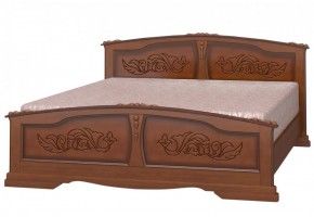 ЕЛЕНА Кровать из массива 1800 (Орех) в Озерске - ozersk.ok-mebel.com | фото