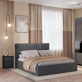 Кровать Линда КР-16 (Графит) 1600 в Озерске - ozersk.ok-mebel.com | фото 2