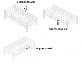 Кровать одноярусная Сонечка (800*1900) модульная в Озерске - ozersk.ok-mebel.com | фото 3