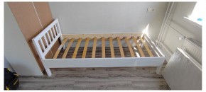 Кровать полутораспальная Белая эмаль в Озерске - ozersk.ok-mebel.com | фото 2