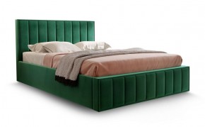 Кровать "Вена" 1400 СТАНДАРТ Вариант 1 Мора зеленый + бельевой ящик с кроватным основанием и подъемным механизмом в Озерске - ozersk.ok-mebel.com | фото
